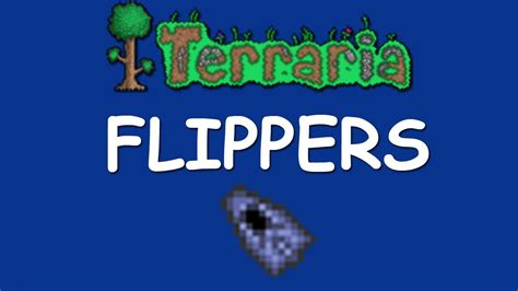 With the Flipper equipped in an accessory slot, the player can swim upwards in Water, Lava, or Honey, by pressing Jump repeatedly essentially allowing unlimited multi-jumps while within liquid. . Flipper terraria